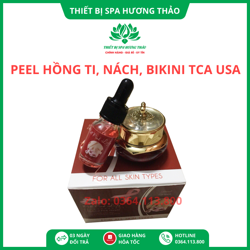 Peel hồng ti,nách, bikini TCA USA