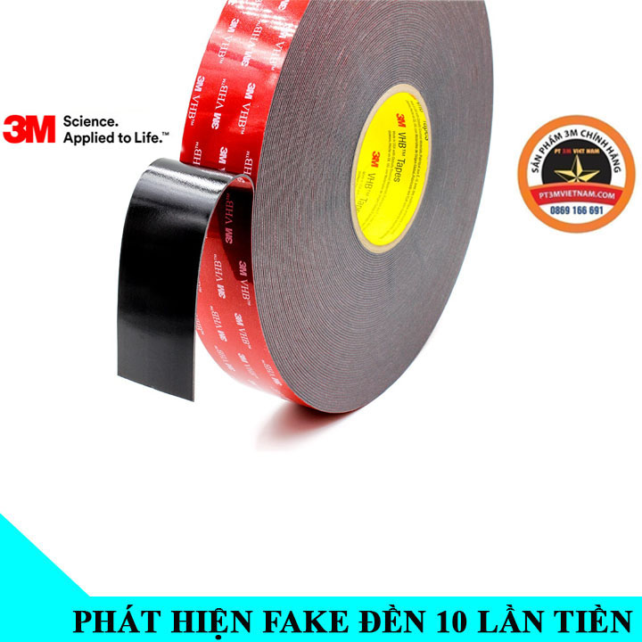 Băng keo cường lực siêu dính 2 mặt VHB 3M 5952