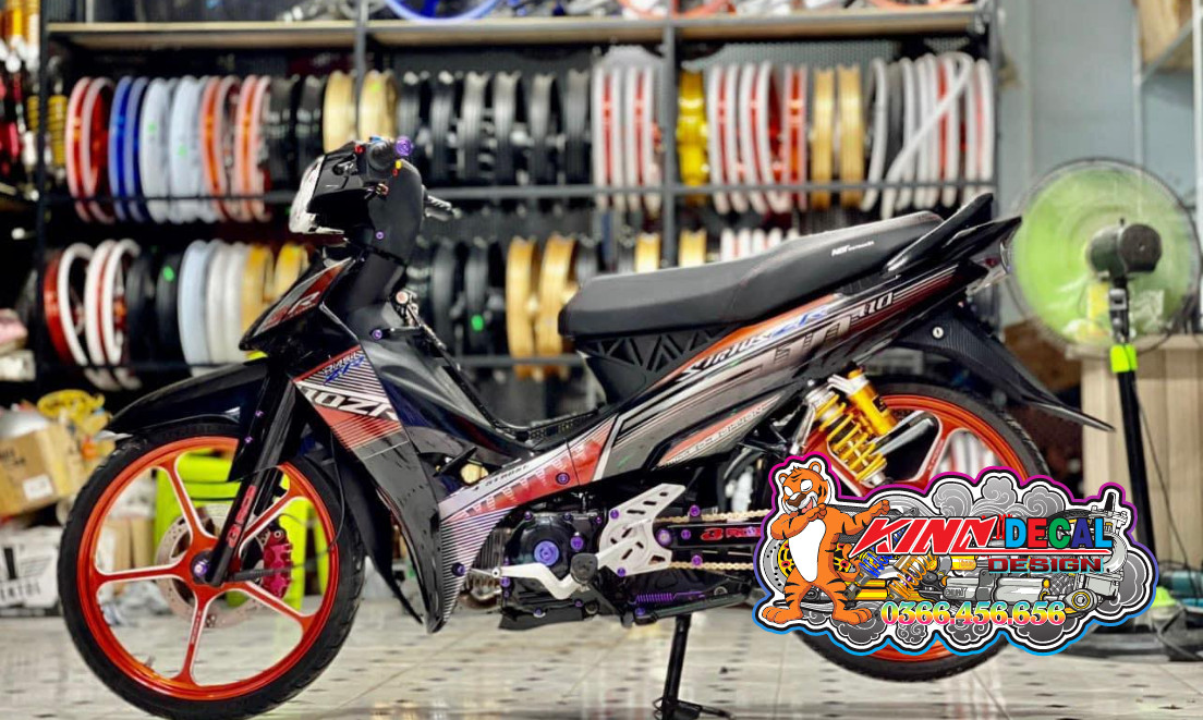 Tem Rời Candy cao cấp Sirius mẫu ZR màu đen cam trắng
