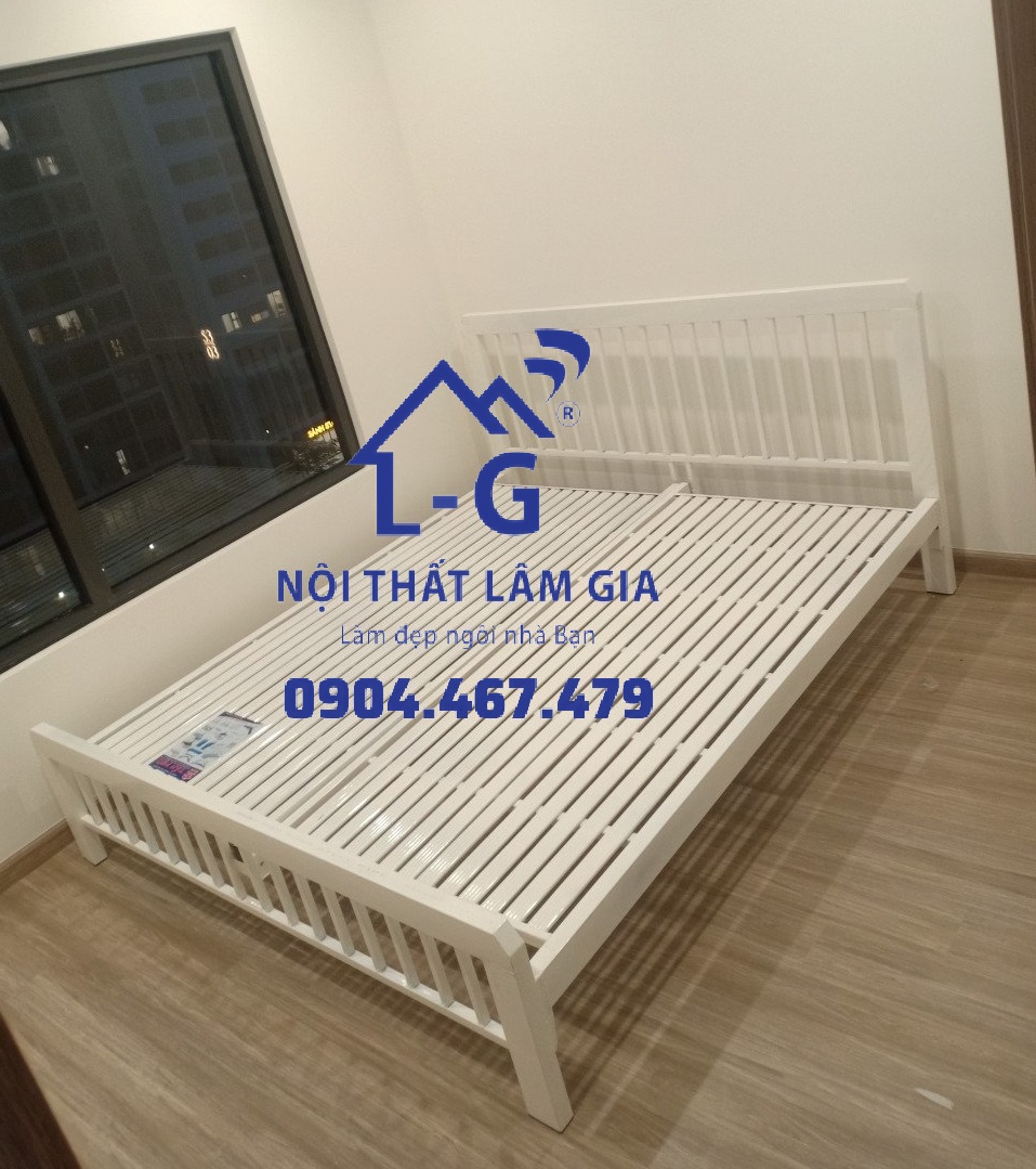 Giường sắt không nệm hộp 4x8 giao hàng hỏa tốc 2h - miễn phí ship