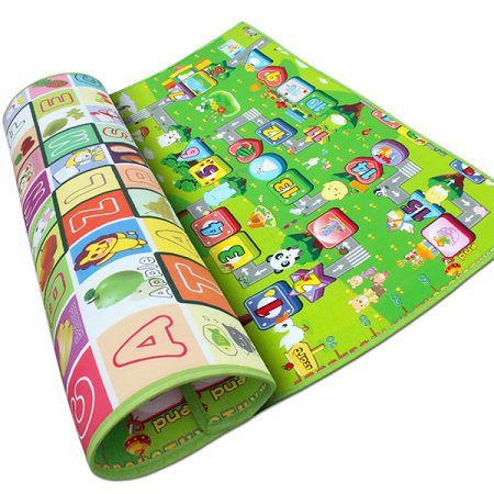 Thảm maboshi 2 mặt cao cấp- thảm bò cho bé