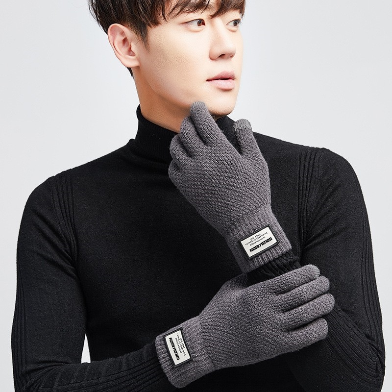 ✸❁ Găng tay len cảm ứng nam nữ joy chất len cấp mềm mịn