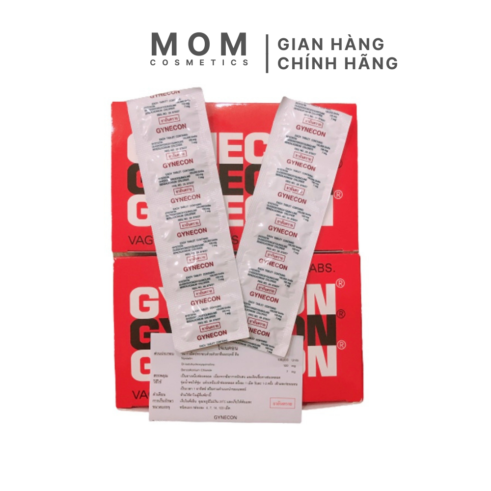 Viên đặt phụ khoa gynecon thái lan vĩ 5 viên an toàn hiệu quả 100%