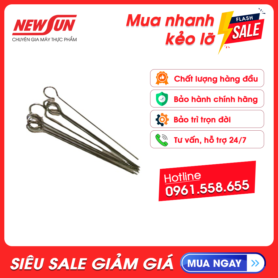 Combo 20 Xiên Lu Quay Gà Vịt NEWSUN