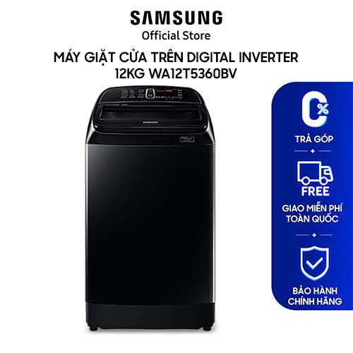 Máy giặt samsung cửa trên digital inverter 12kg wa12t5360bv