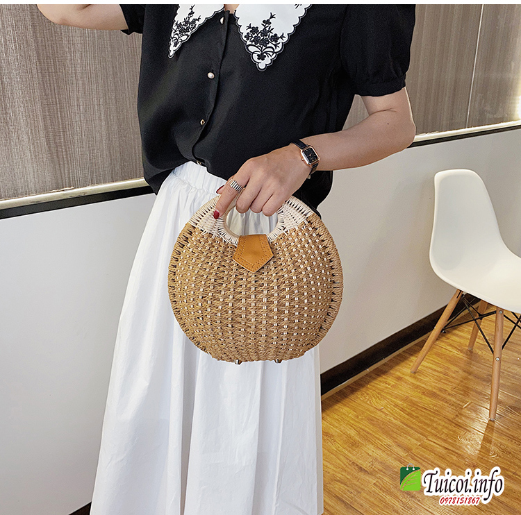 Túi cói hình quả trứng