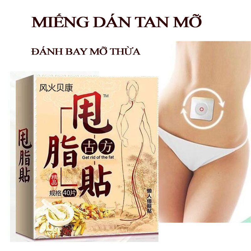 Miếng dán tan mỡ bụng hiệu quả nhanh chóng