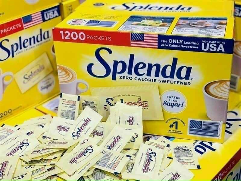 Đường ăn kiêng Splenda thùng 1200 gói của Mỹ cho người ăn kiêng, tiểu đường, DAS