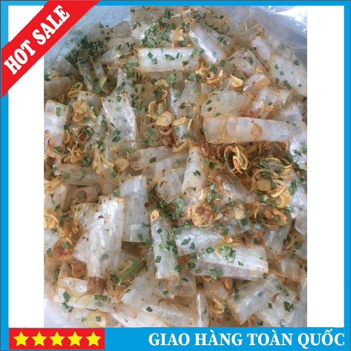 Bánh Tráng Dẻo Cuốn Hành Phi Chay Giòn Giòn Thơm Nức Mũi Bịch 1KG