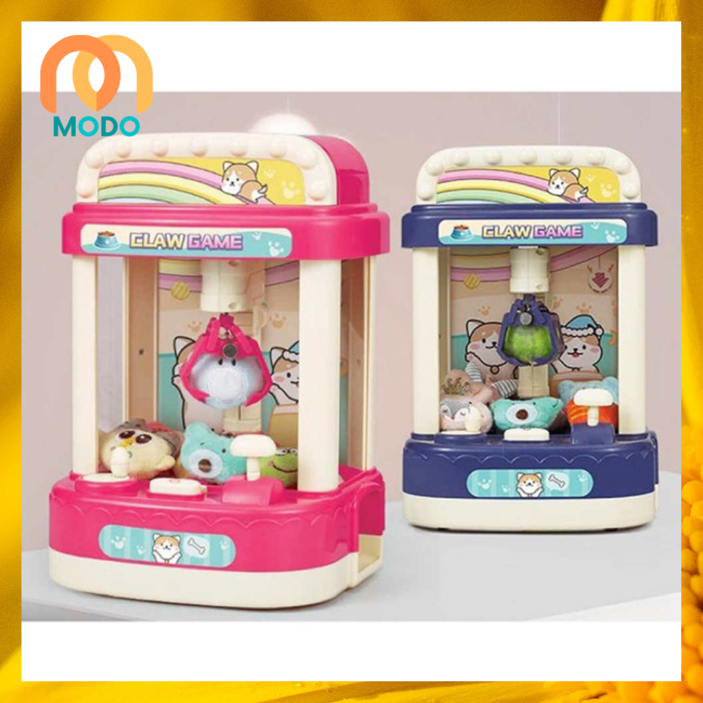 Máy gắp thú bông mini tặng kèm thú bông, đồ chơi rèn sự tập trung và khéo léo cho trẻ em, máy gắp kẹo, máy gắp gấu bông, máy gắp thú mini, đồ chơi bé gái, đồ chơi bé trai, máy gắp thú cho bé