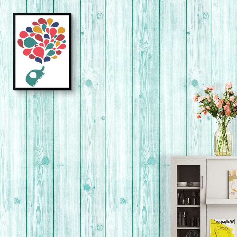 5 mét giấy dán tường giả vân gỗ màu xanh nhạt khổ 45cm có keo sẵn, giấy dán tường giả gỗ xanh, giấy dán tường giả gỗ nhạt, giấy dán tường phòng ngủ giả gỗ, giấy dán tường phòng khách, giấy decal dán tường màu xanh -haxu shop