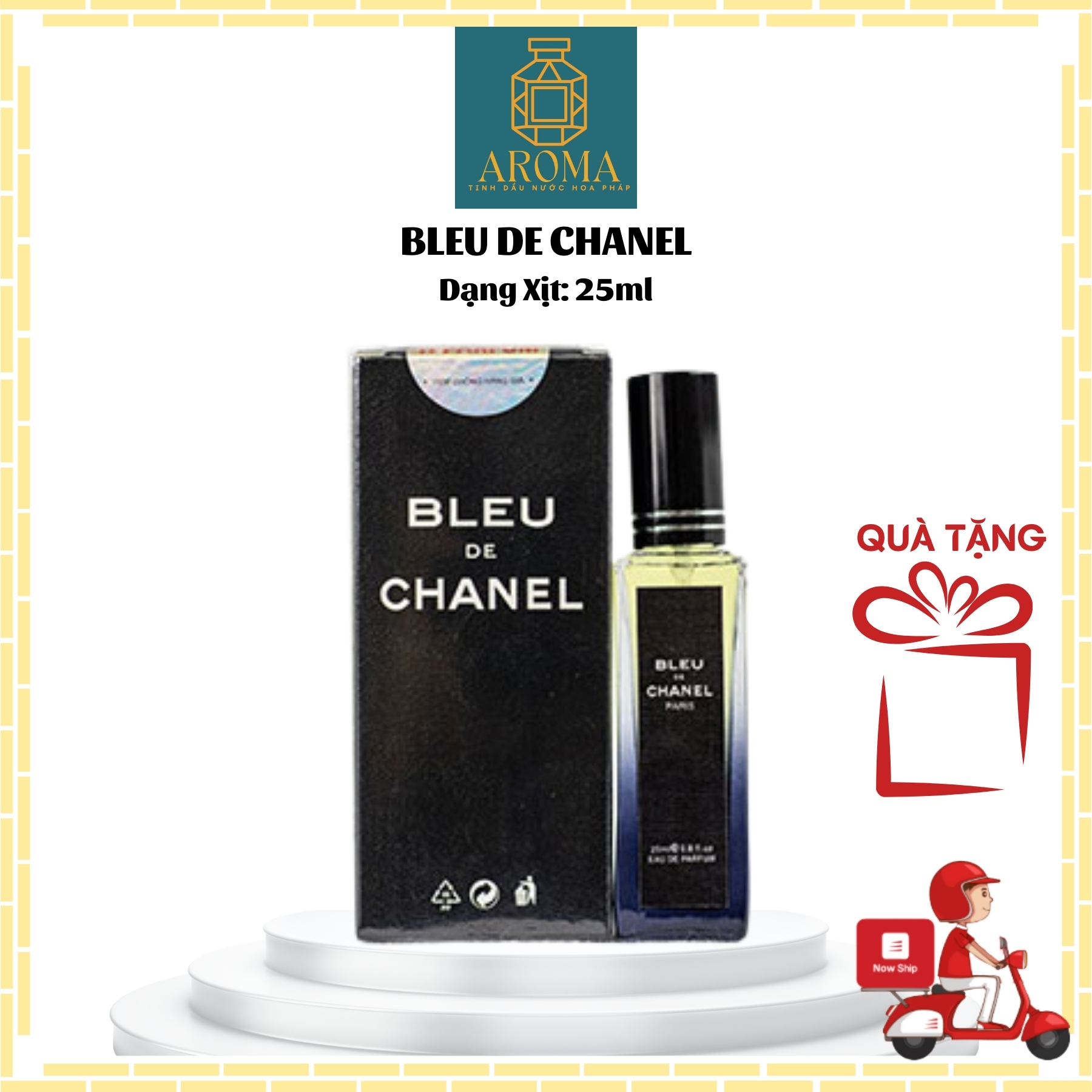 Tinh dầu nước hoa pháp hparfum bleu de chanel