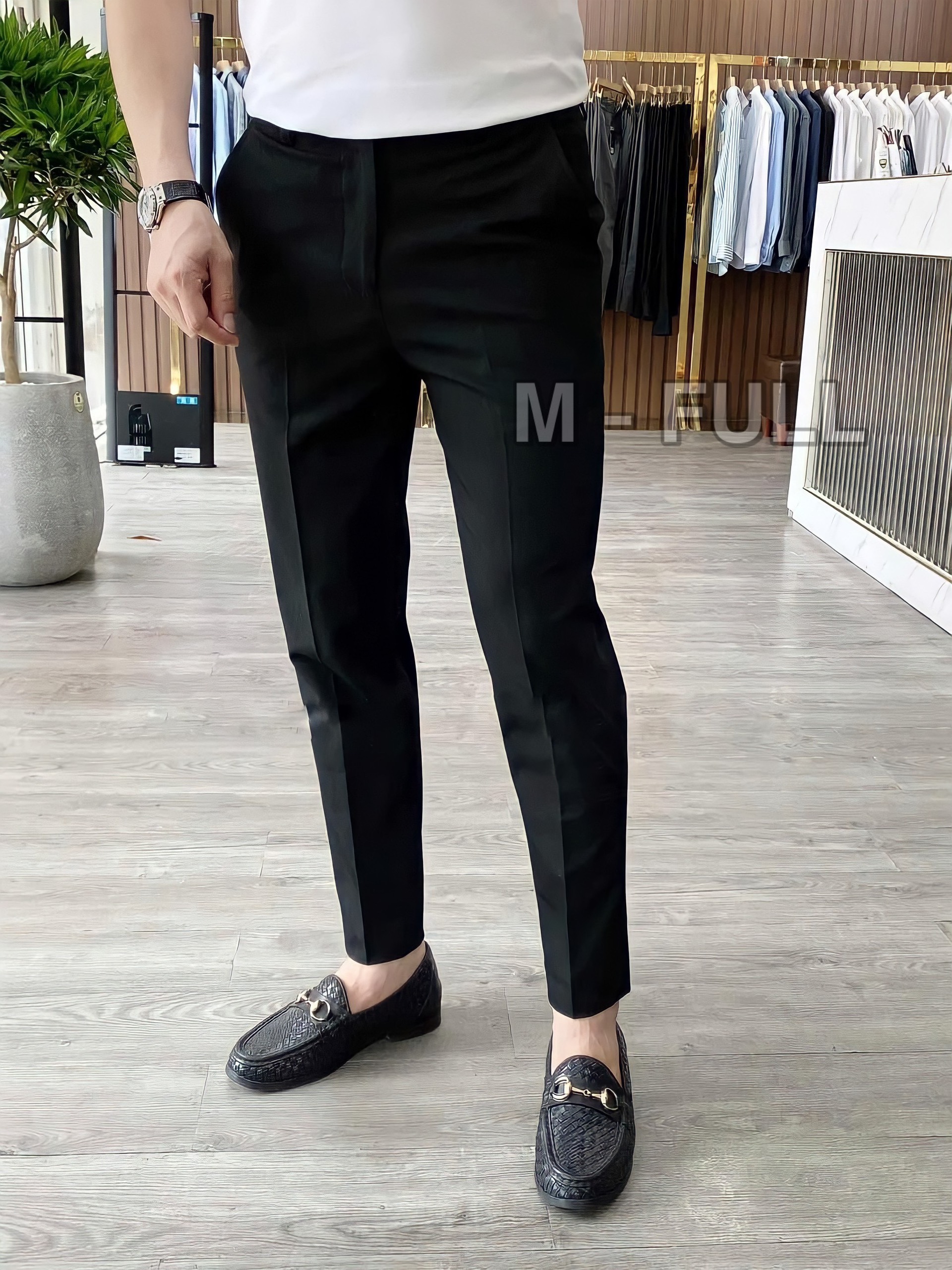 Quần Âu Nam Hàn Quốc loại đẹp, quần tây đen nam, quần tây nam ống ôm, co giãn mềm mịn, không nhăn không xù dáng hàn quốc, Quần Tây Âu Nam Cao Cấp