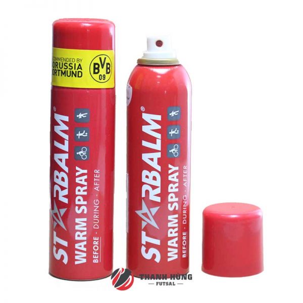 Chai xịt nóng 150ml starbalm – đỏ