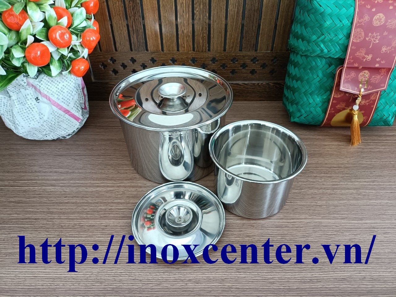Thố đựng gia vị - Thố đựng thức ăn - Thố đựng thực phẩm inox cao cấp - inoxcenter86
