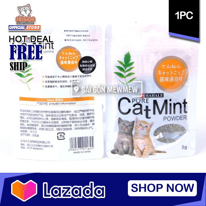 Catnip cho mèo dạng gói catmint 5gr
