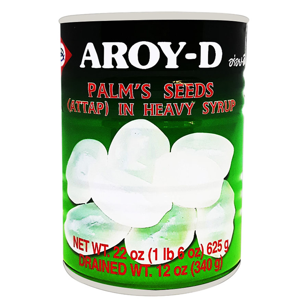 Trái dừa nước ngâm nước đường Aroy - D 625gram - Thái Lan
