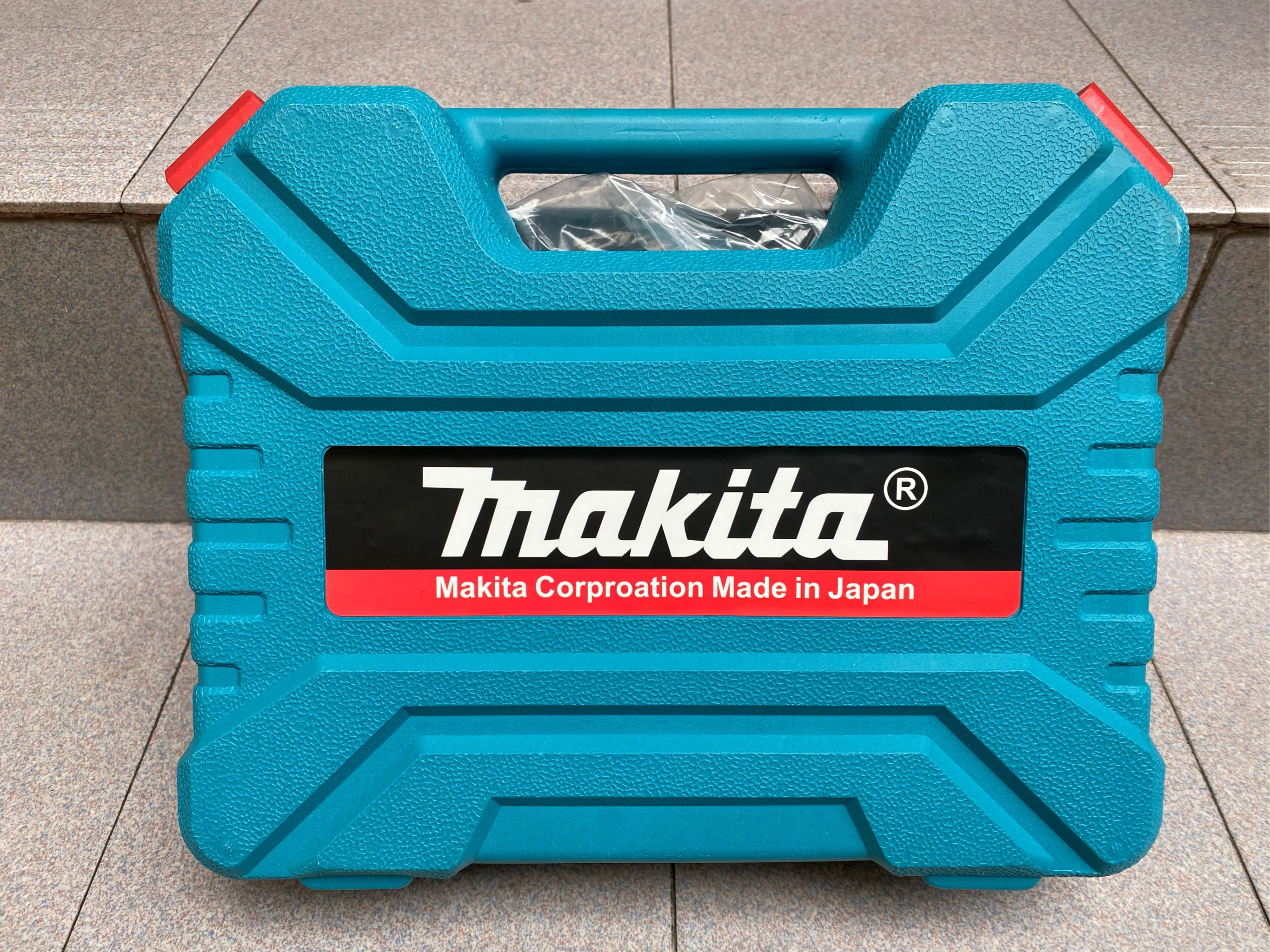 Máy Khoan Pin Makitaa 36v LOẠI 1khoan tường khoan bê tông khoan sắt 3 chức năng Tặng kèm 24 chi tiết gồm các mũi khoan + Mũi bắt vít - Kèm theo 2 pin