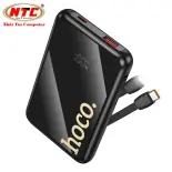 Pin sạc dự phòng Hoco Q37 10000mAh TypeC PD 20W, USB-A QC 22.5W, kèm cáp TypeC và LN, Màn hình LCD - Nhất Tín Authorised Store