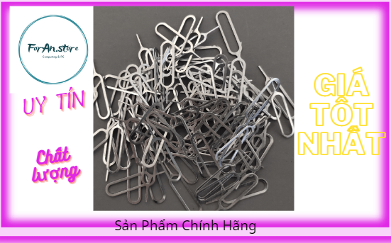 Que chọc sim, lấy sim hợp kim thép không rỉ, dễ sử dụng, siêu bền
