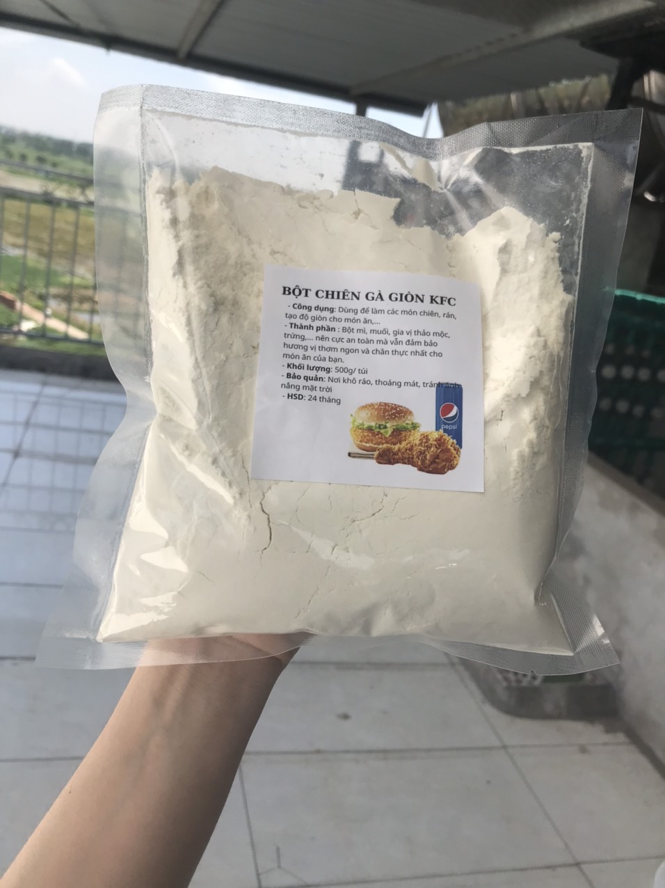 Bột chiên gà rán kfc ngon 500g- giòn tan siêu đỉnh