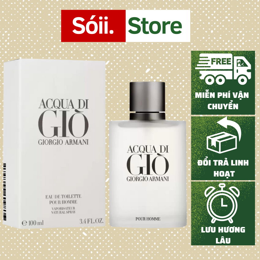 Nước hoa nam acqua di gio - giò trắng 100ml nam tính
