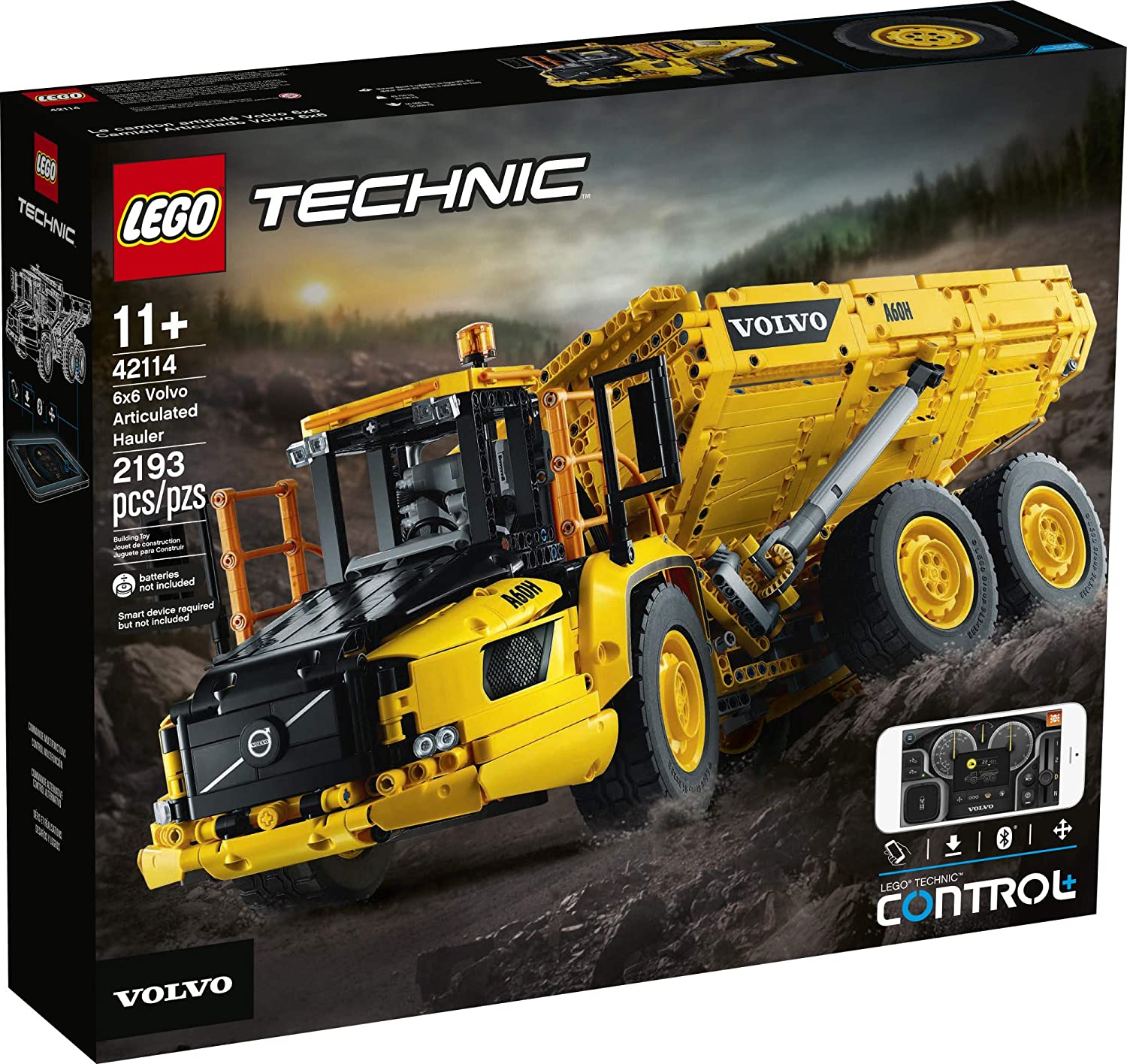 BRICK4U - LEGO TECHNIC - 42114 - XE TẢI VOLVO 6x6 - 6x6 VOLVO ARTICULATED HAULER