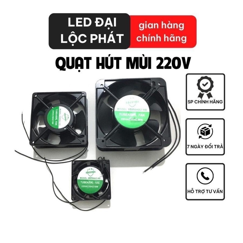 Quạt thông gió hút mùi khói nhà bếp 220v, quạt thông gió nhà vệ sinh hút mùi bếp