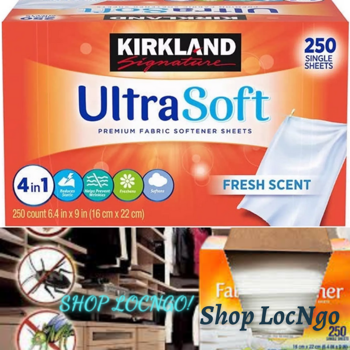 Giấy thơm quần áo kirland 250 tờ của mỹ - by shop locngo