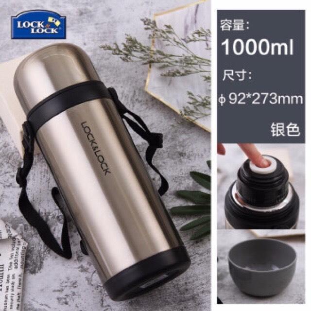 Bình giữ nhiệt inox thép khổng gỉ Lock&Lock LHC1439 1000ml ( màu vàng)