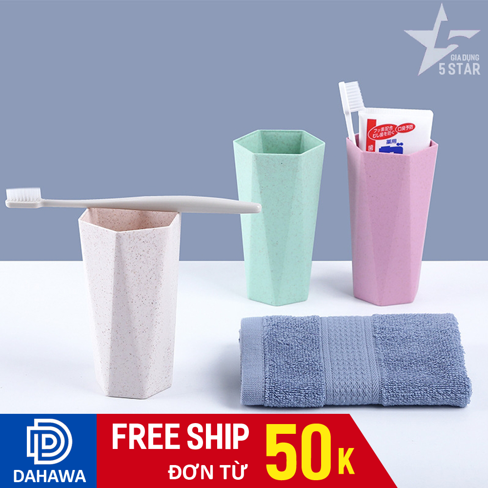 Ly, cốc đánh răng, thiết kế đơn giản cực đẹp, đựng bàn chải, kem đánh răng để nhà tắm dùng súc miệng hoặc uông nước