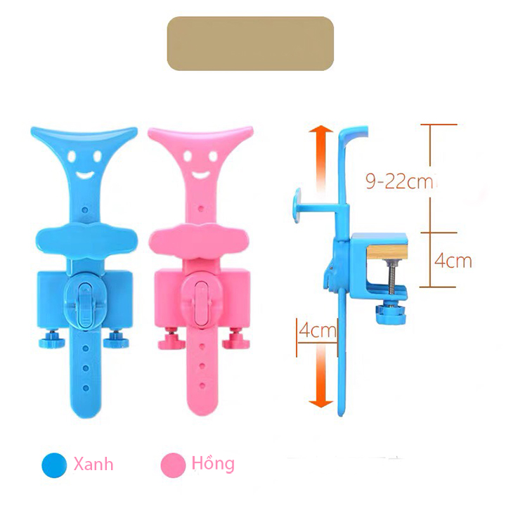 [XAE KHO] Kẹp bàn kê cằm chống cận- Giá đỡ cằm kẹp bàn chống cận thị cho bé