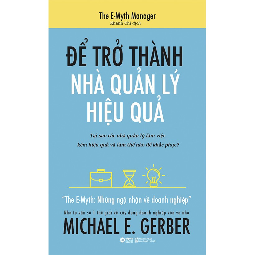 Sách - the emyth - để trở thành nhà quản lý hiệu quả