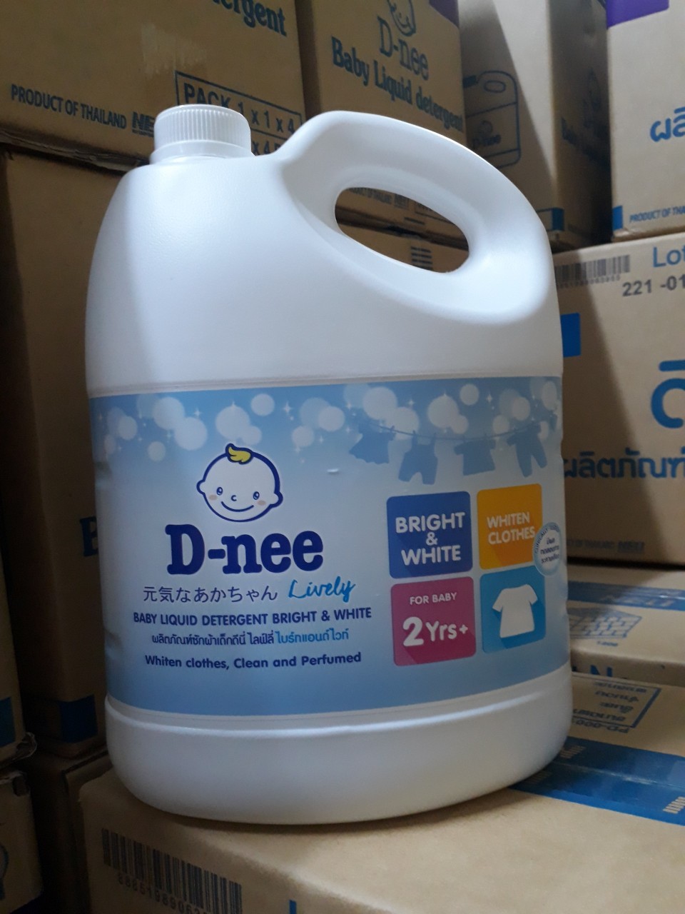 [HCM][Tem Đai Thịnh] Nước Giặt Dnee Màu Trắng Thái Lan Chính Hãng - Mẫu 2020