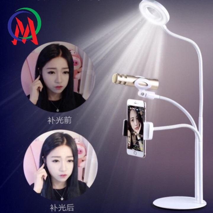 [HCM][Hàng hót giá rẻ] Bộ Phát Live Stream Chuyên Nghiệp 3in1 Có Đèn Led