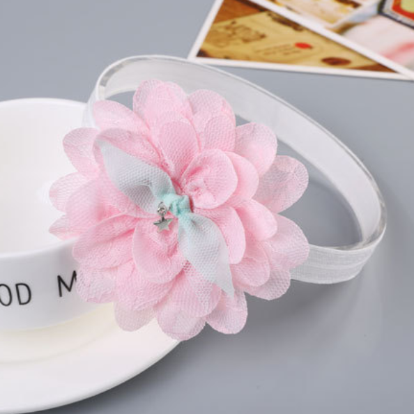 [HCM]Băng đô cho bé gái sơ sinh phụ kiện tóc cho bé gái mẫu hoa ren xinh xắn nhiều màu