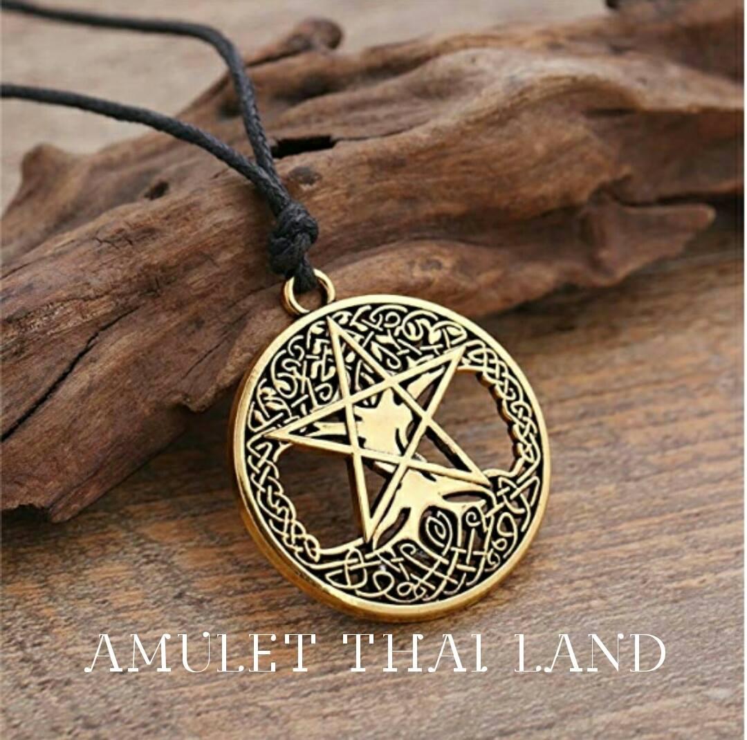 Vòng Cổ Money Amulet Thái Lan Thần Kỳ hộ mệnh-may mắn-tình tiền tài và hộp đựng cao cấp