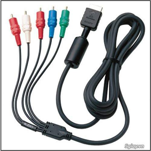 Dây component 5 đầu cao cấp cho máy ps2 ps3 xuất hình ảnh full hd