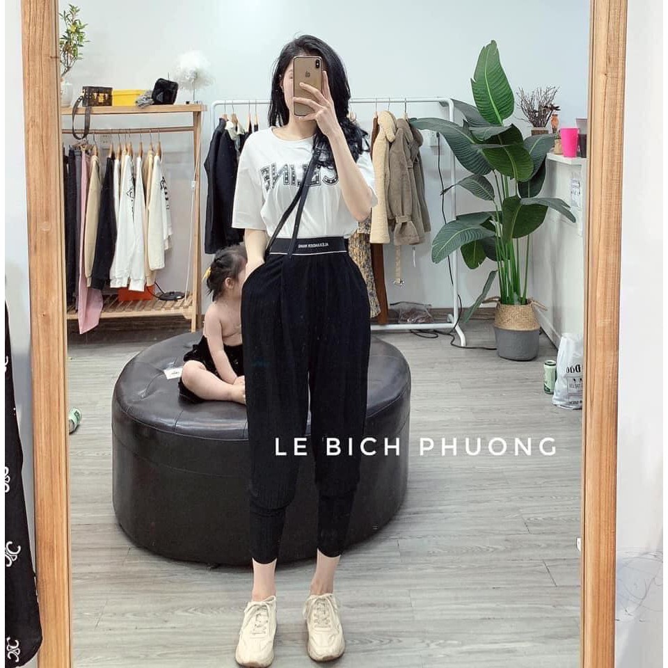 Quần bom cạp chữ hot hit cá tính