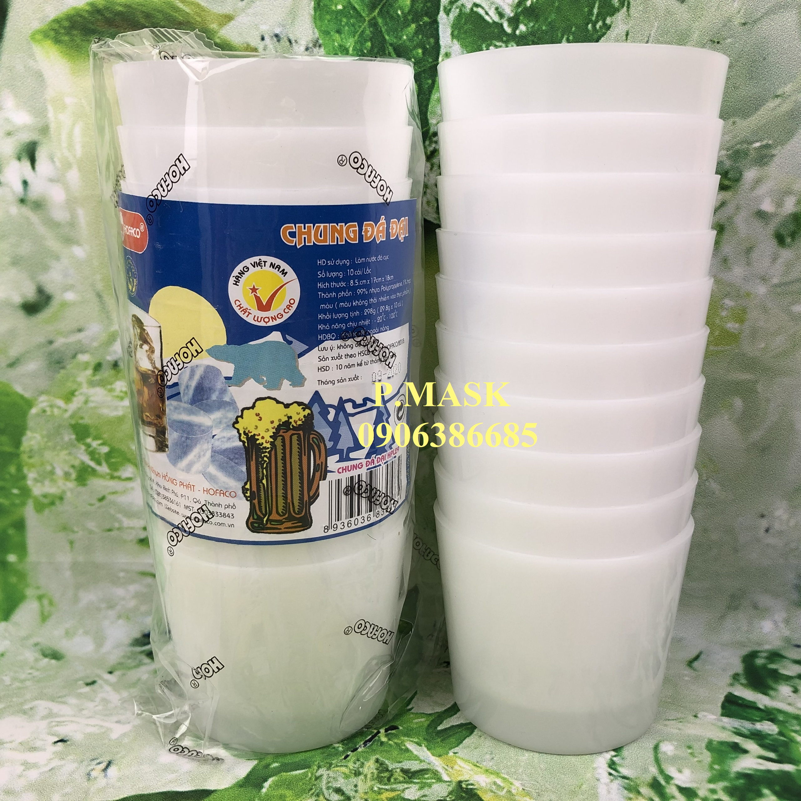 Lốc 10 cái chung đá đại hpl29 hofaco tiện lợi cho gia đình