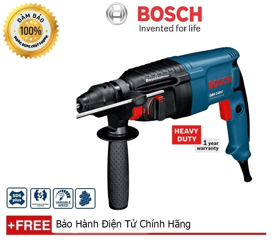 Máy khoan búa bosch gbh 2-26 e