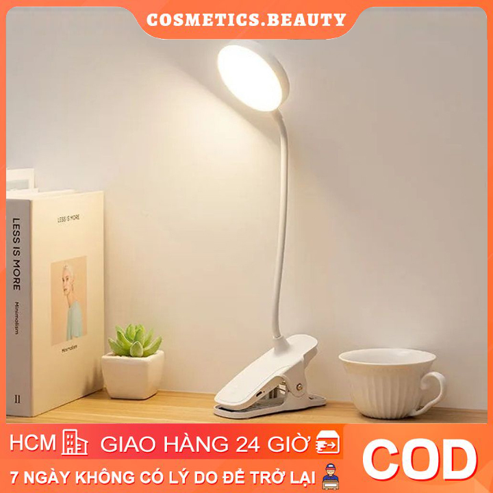 Đèn Học Mini Chống Cận Asaki Để Bàn Cảm Ứng Tích Điện Thông Minh Đèn bàn học kẹp bàn chống cận, đèn học led để bàn điều chỉnh 3 chế độ sáng thông minh Cắm vào