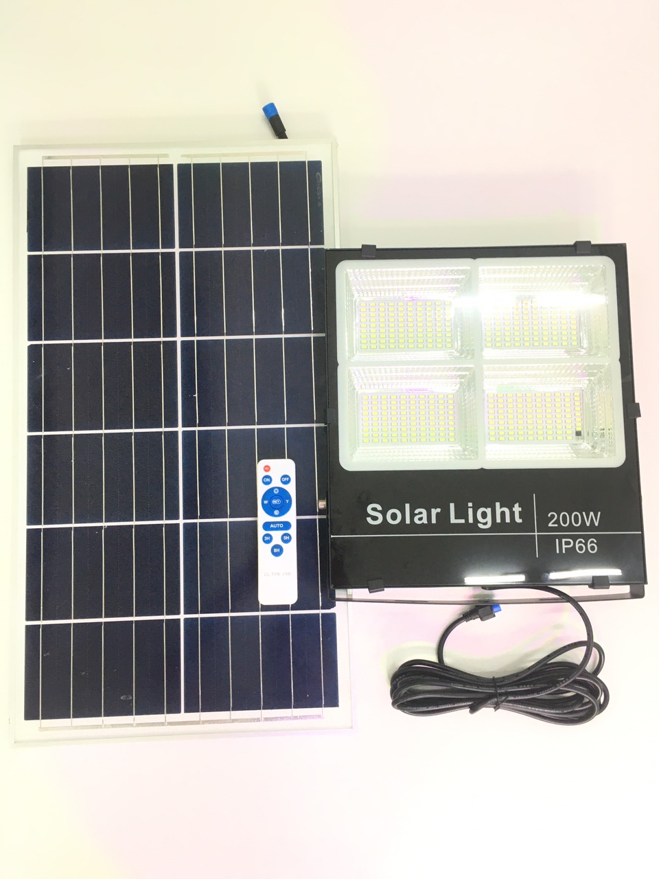 Đèn năng lượng mặt trời 100W/200W/300W thân nhôm cao cấp - Điện Việt