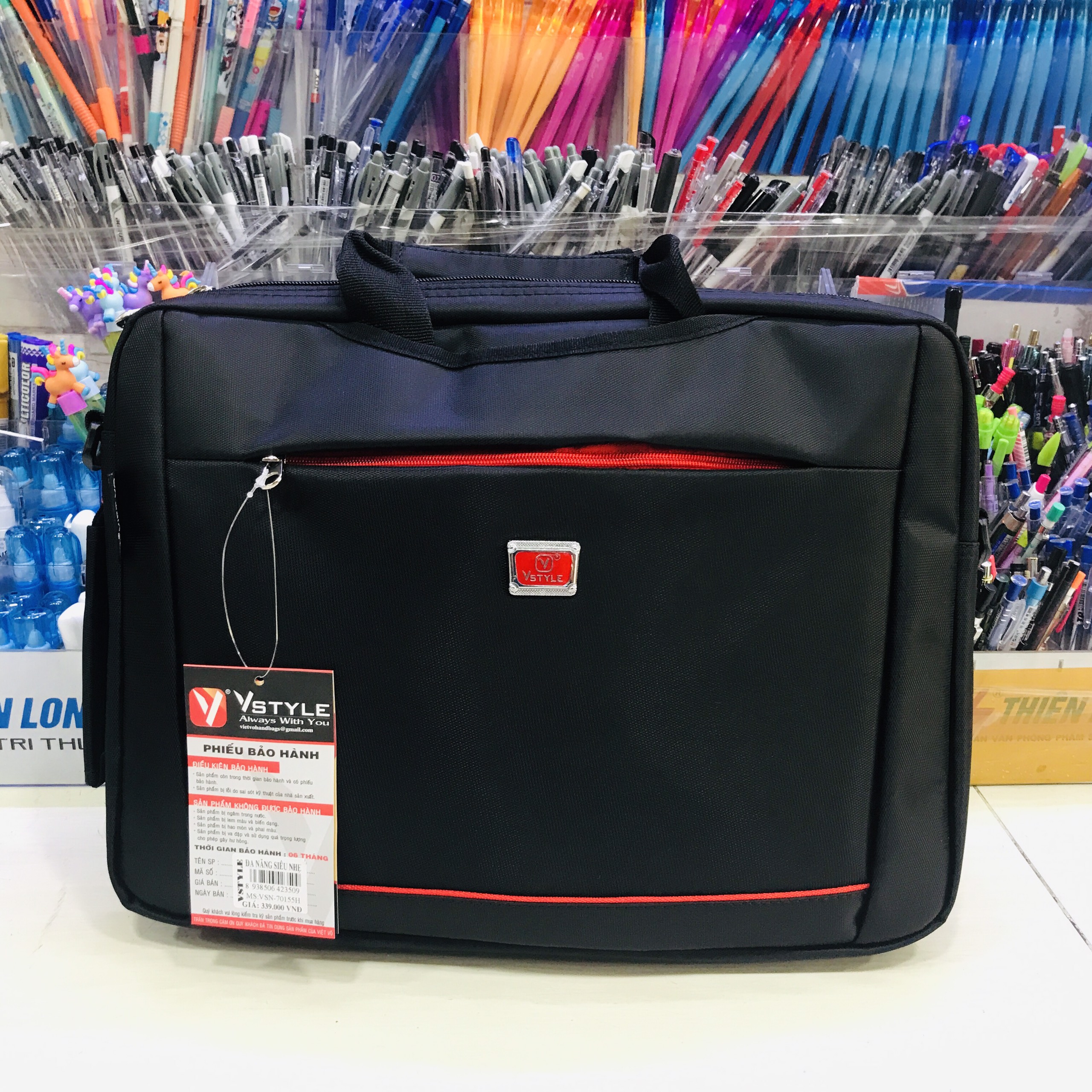 Cặp đa năng - Loại dày - cho học sinh giáo viên công sở, Cặp Laptop 5.0 VSTYLE (Văn phòng phẩm giá sỉ)