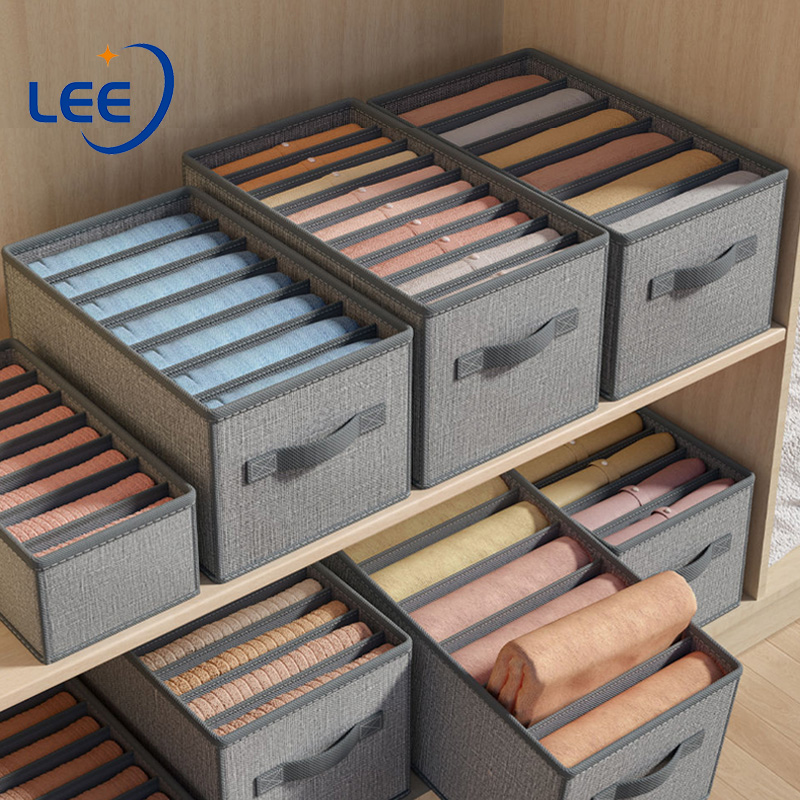 Hộp đựng quần áo chia ngăn túi chia ngăn đựng quần áo đựng đồ lót sắp xếp tủ đồ gọn gang tiện lợi khay đựng đồ lót, tất vớ, gấp gọn tiện lợi hang