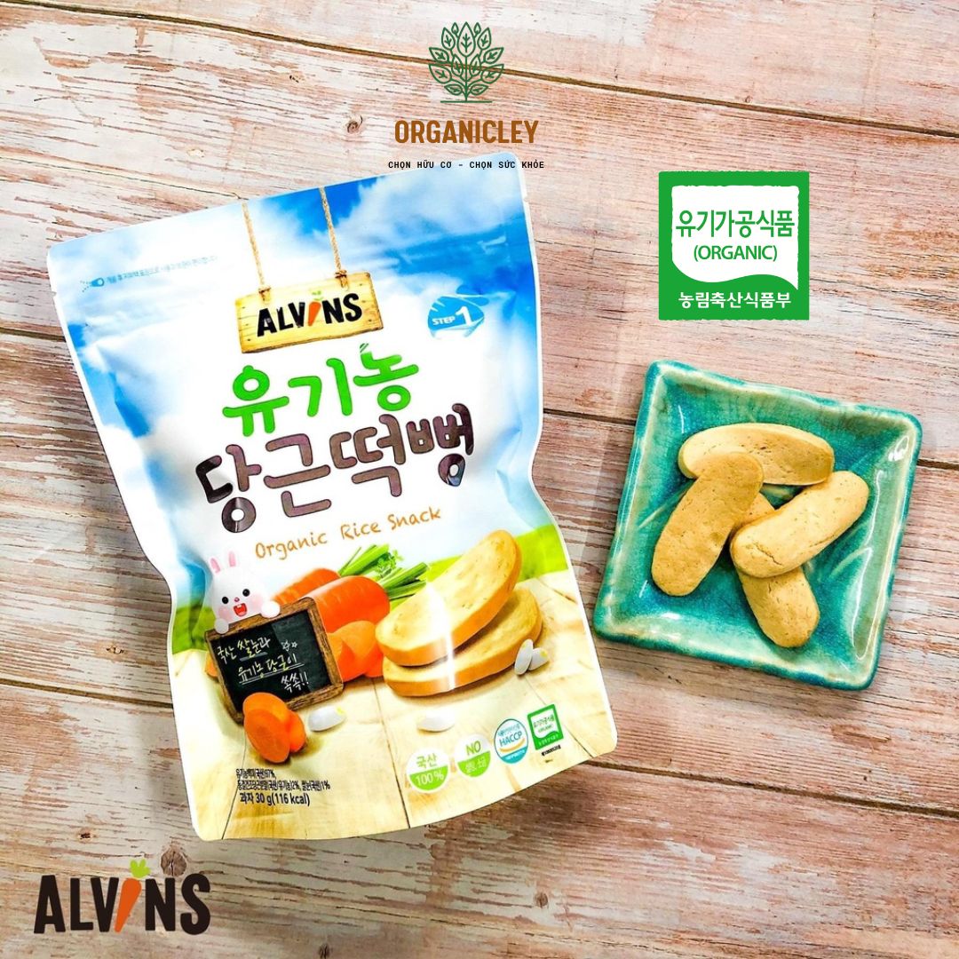 Alvins Organic Rice Cake With Carrot