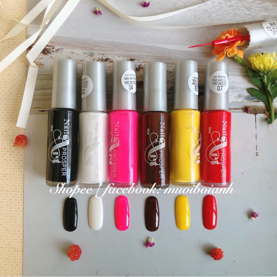 Cọ nét vẽ móng sơn thường 10ml