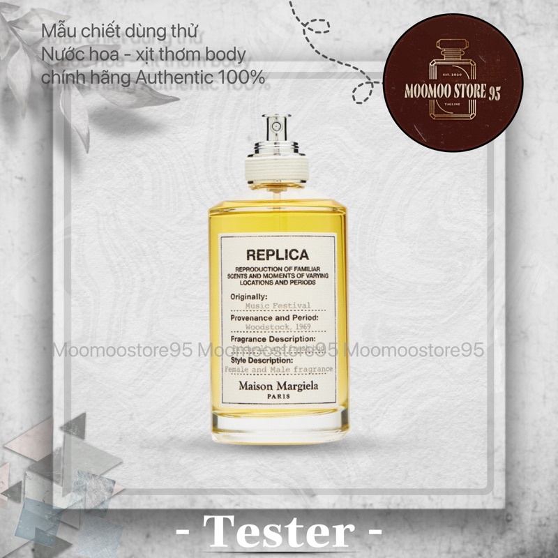 Nước hoa dùng thử Replica Music festival Test 10ml/20ml -𝐌𝐨𝐨𝐌𝐨𝐨𝐒𝐭𝐨𝐫𝐞𝟗𝟓-