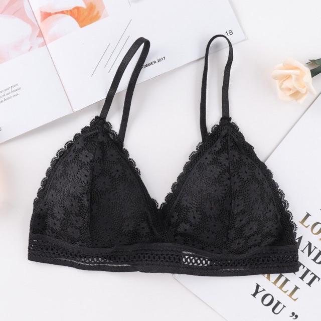 Áo Bra Ngàn Hoa Mút Mỏng Cài Sau 7338 nội y giá tốt