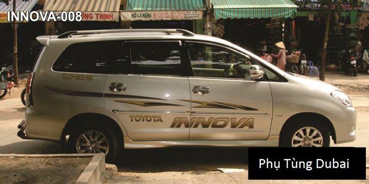 Tem dán sườn xe innova